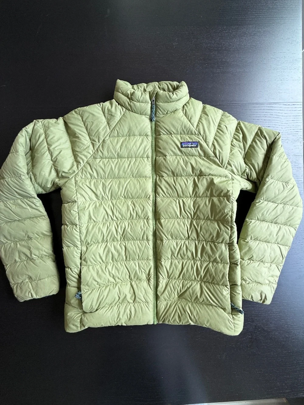 Patagonia Kids XXL 16-18 Down Sweater Jacket Green Puffer Youth Unisex